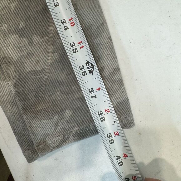 Spanx Camo Jean-ish Ankle Leggings Women Size L High Waist Pull‎ On Stone Wash - Picture 7 of 9
